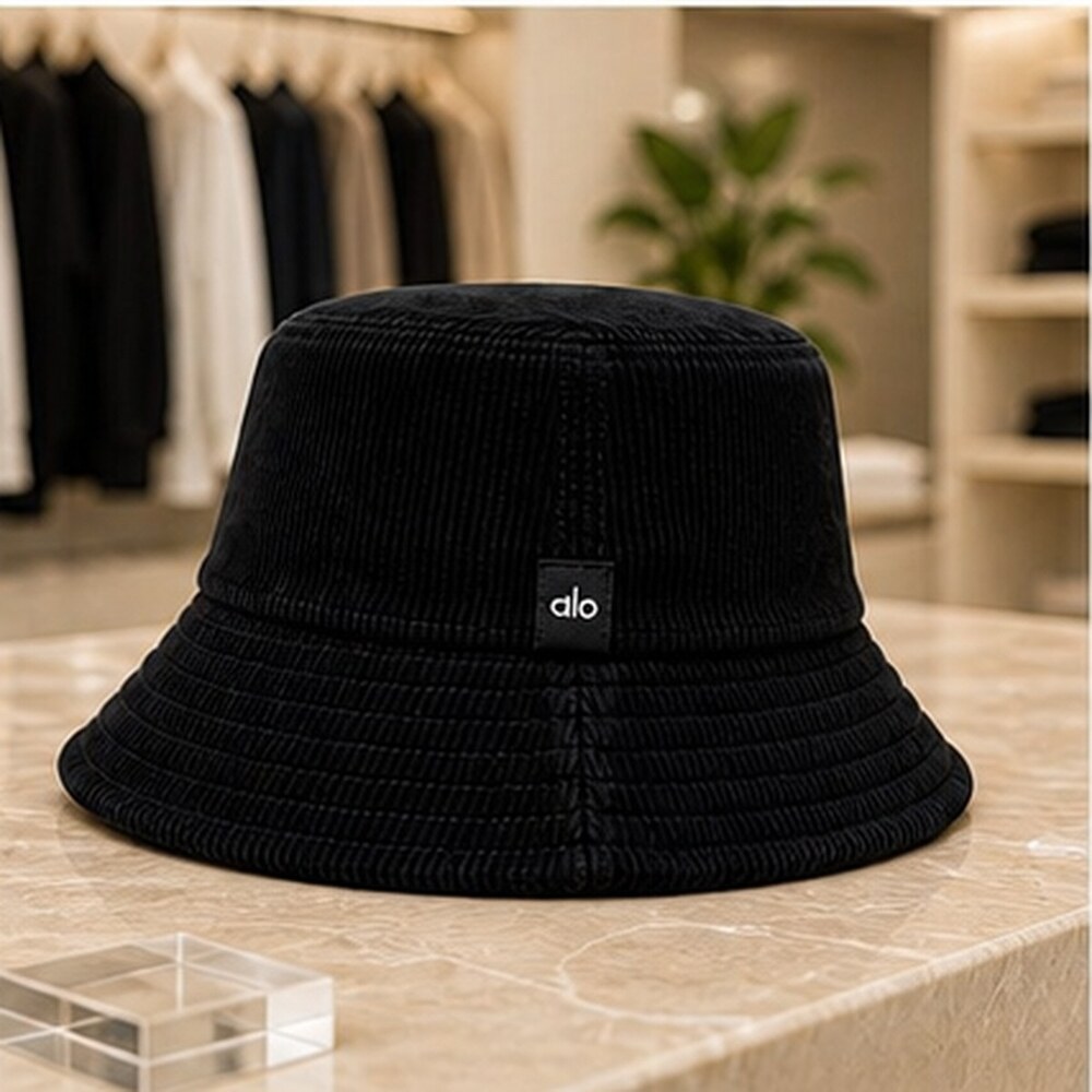 ALO Yoga Black Summer Bucket Hat OS